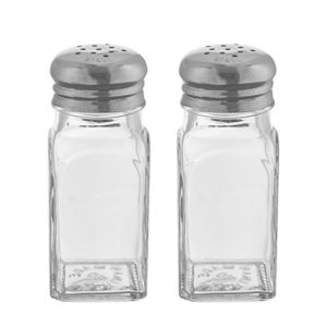 REPLACEMENT SALT & PEPPER SHAKERS <br> 12 PIECE <br> FOR CONDIMENT HOLDER