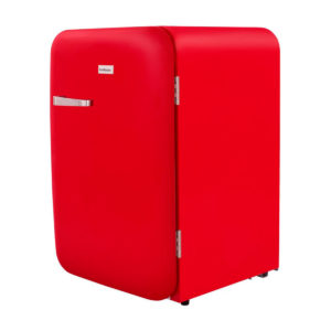RETRO UNDERCOUNTER FREEZER COOLER <br> RED <br> By SnoMaster
