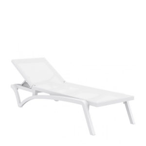 PIZAZZ SUN LOUNGER <br> White