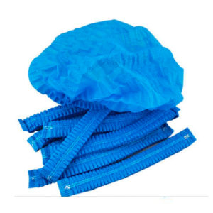 DISPOSABLE MOP CAP 100PC <br> BLUE