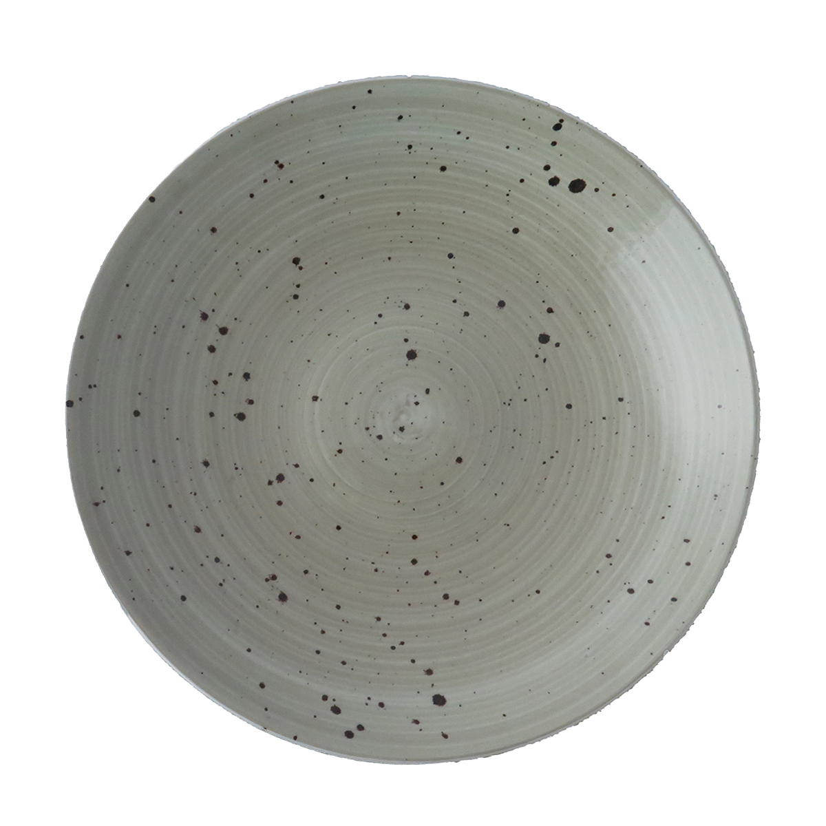 ELEMENTS RUSTIC COUPE BOWL 300MM <br> Light Green <br> By Continental China - Image 2