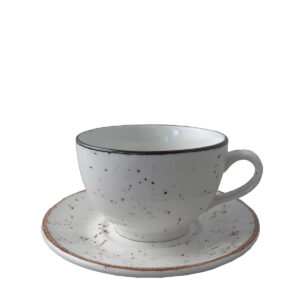 ELEMENTS RUSTIC CAPPUCCINO CUP 300ML <br> White <br> By Continental China