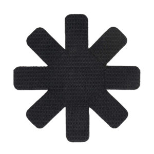 PAN PROTECTOR MAT 380MM 3 PIECE <br> BLACK <br> By Papillon