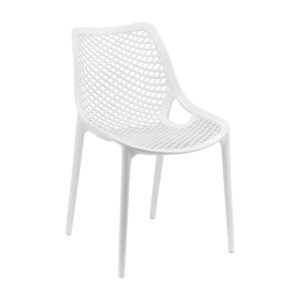 GRID CAFE CHAIR <br> White