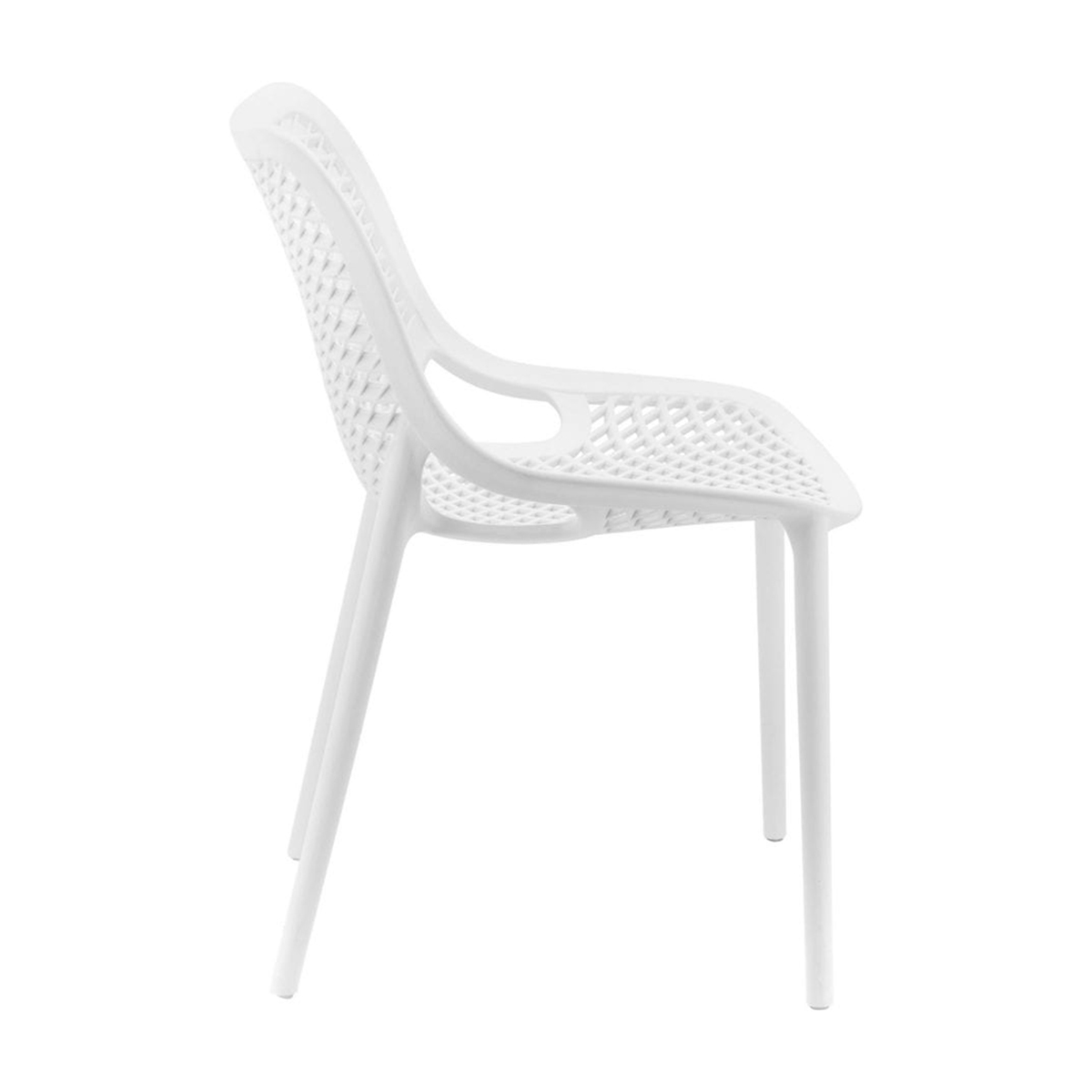 GRID CAFE CHAIR <br> White - Image 2