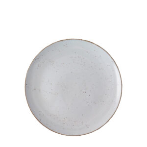 ELEMENTS RUSTIC COUPE SIDE PLATE 190MM <br> White <br> By Continental China