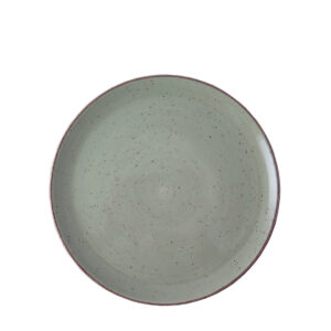 ELEMENTS RUSTIC COUPE SIDE PLATE 190MM <br> Light Green <br> By Continental China