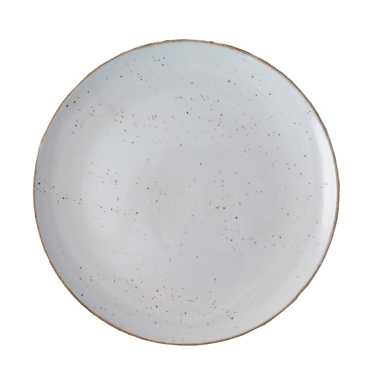 ELEMENTS RUSTIC COUPE DINNER PLATE 270MM <br> White <br> By Continental China