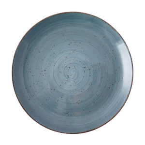 ELEMENTS RUSTIC COUPE DINNER PLATE 290MM <br> Blue <br> By Continental China