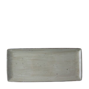 ELEMENTS RUSTIC RECTANGULAR PLATTER 285MM <br> Light Green <br> By Continental China