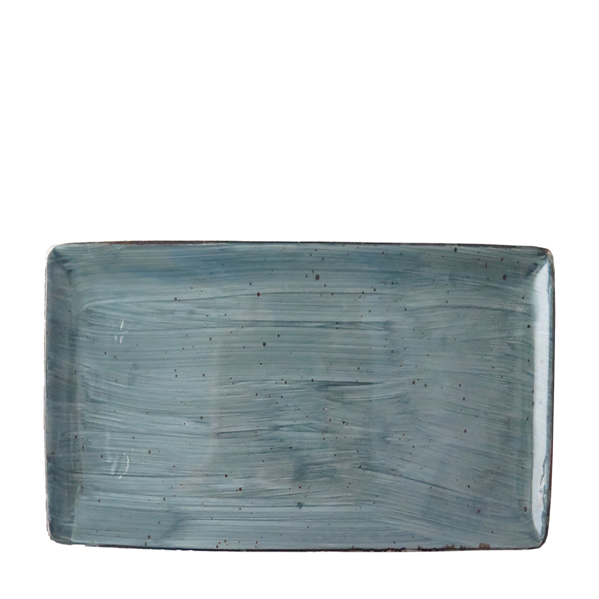 ELEMENTS RUSTIC RECTANGULAR PLATTER 365X160MM <br> Blue <br> By Continental China