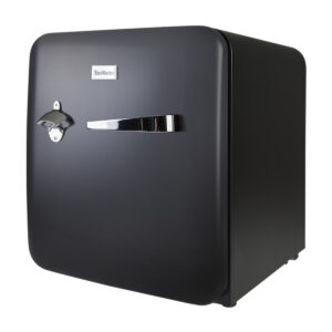 RETRO COUNTER TOP BEVERAGE COOLER 50L <br> MATT BLACK <br> By SnoMaster