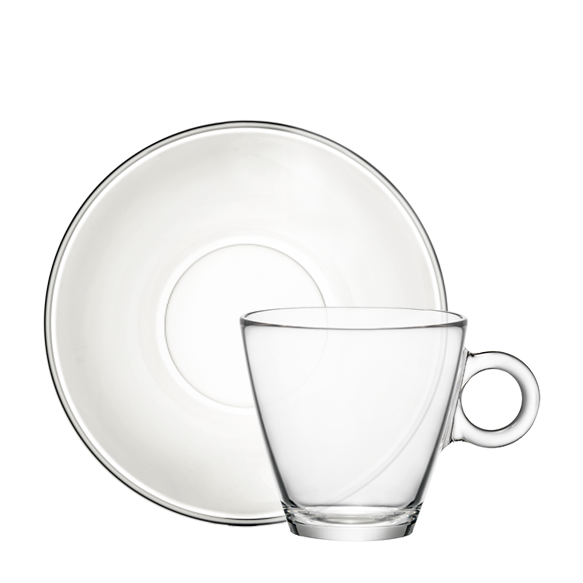 EASY BAR CAPPUCCINO SAUCER 140MM <br> By Bormioli Rocco - Image 2