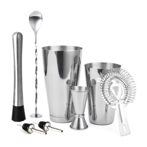 STAINLESS STEEL COCKTAIL KIT 8 PIECE