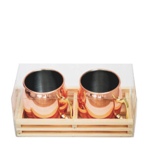 COPPER MOSCOW MULE COCKTAIL KIT 2 PIECE