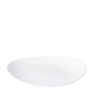 ORBIT OVAL COUPE PLATE 310MM <br> WHITE <br> By Churchill