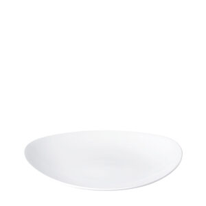 ORBIT OVAL COUPE PLATE 270MM <br> WHITE <br> By Churchill