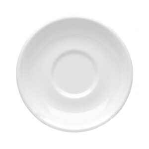 ITALIA CAPPUCCINO SAUCER 14CM <br> WHITE <br> By Fortis