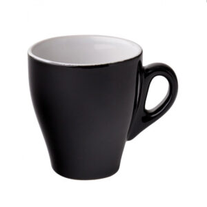 ITALIA CAPPUCCINO CUP 260ML <br> BLACK <br> By Fortis