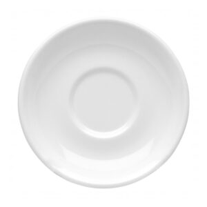 ITALIA CAPPUCCINO SAUCER 16CM <br> WHITE <br> By Fortis