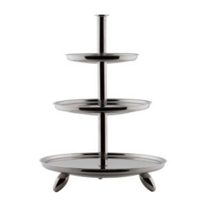 SMART PASTRY STAND S/STEEL <br> 3 TIER