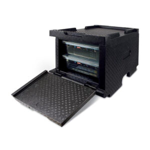 GN INSULATED FOOD TRANSPORT CONTAINER 48L <br> BLACK <br> By Araven