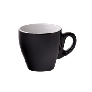 ITALIA ESPRESSO CUP 80ML <br> BLACK <br> By Fortis