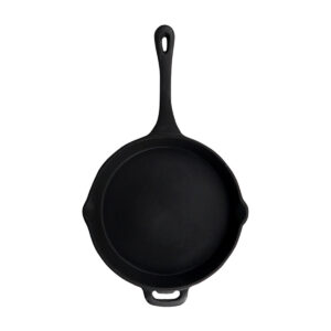CAST IRON CHEF SKILLET 260MM <br> BLACK