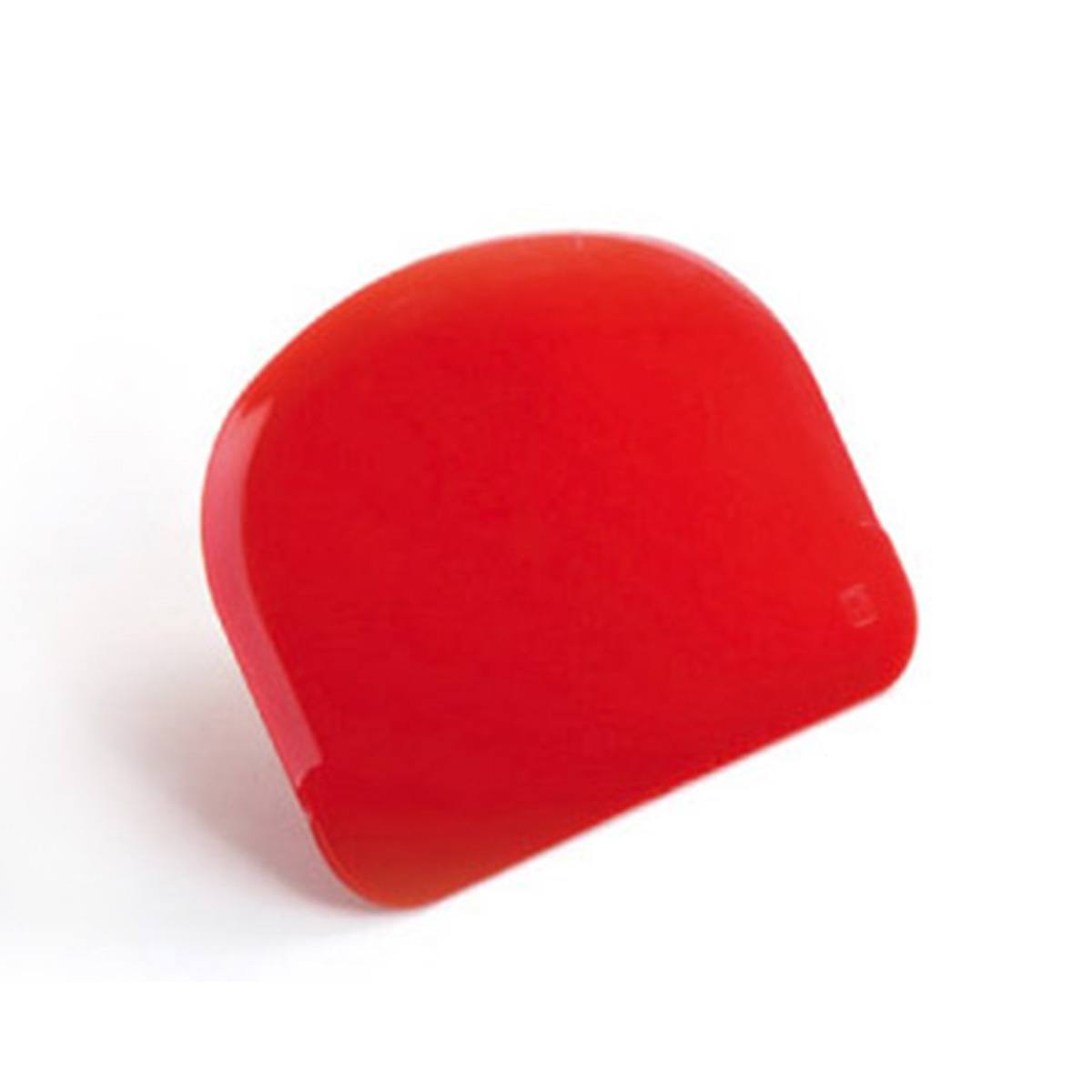 PLASTIC DOUGH SCRAPER ROUNDED 110MM