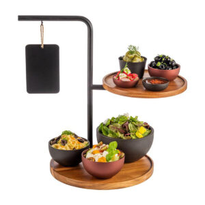 2-TIER IRON DISPLAY STAND <br> By APS