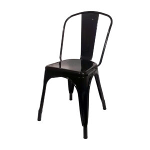 TOLIX CHAIR HIGH GLOSS <br> Black