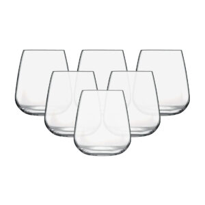 MERAVIGLIOSI STEMLESS WINE GLASS 450ML <br> 6 PACK <br> By Luigi Bormioli