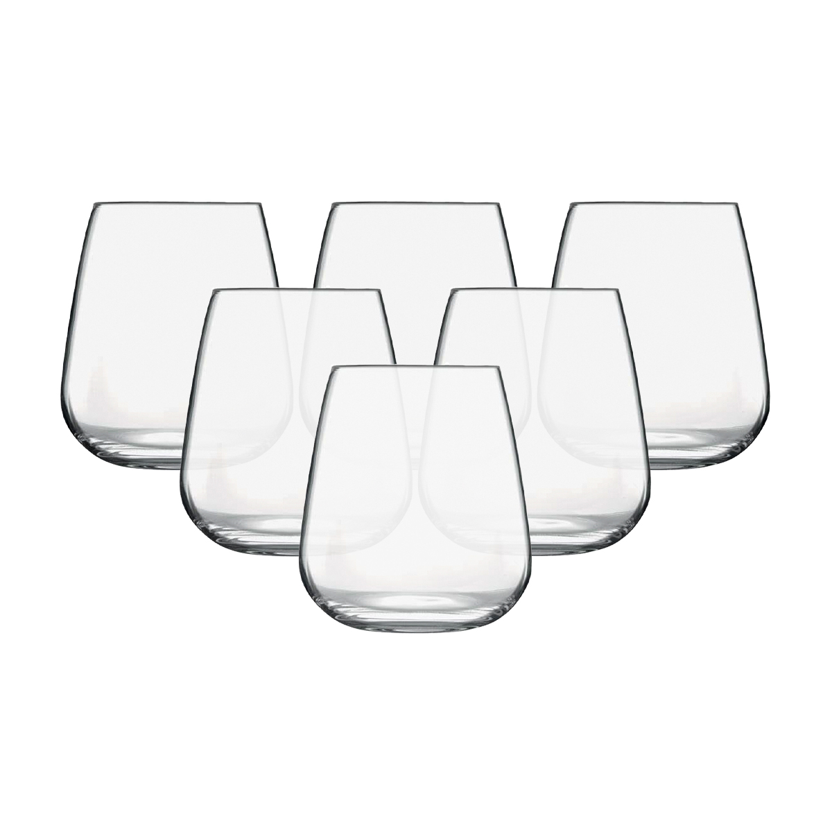 MERAVIGLIOSI STEMLESS WINE GLASS 450ML <br> 6 PACK <br> By Luigi Bormioli