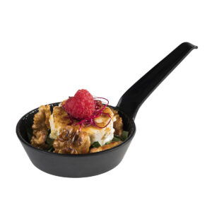 MINI TAPAS PAN WITH HANDLE 70ML <br> BLACK <br> By APS