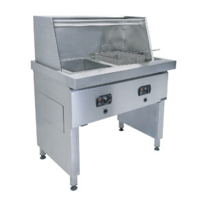 HOTEL DEEP FRYER 2X20L <br> FLOORSTANDING <br> By Anvil