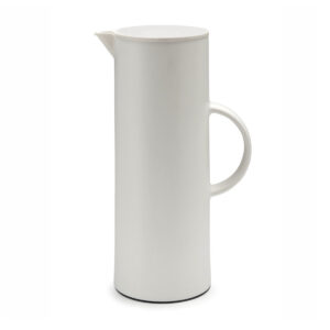 THERMO FLASK WITH GLASS INNER 1L <br> WHITE