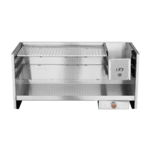 COUNTERTOP BRAAI 1000MM <br> STAINLESS STEEL