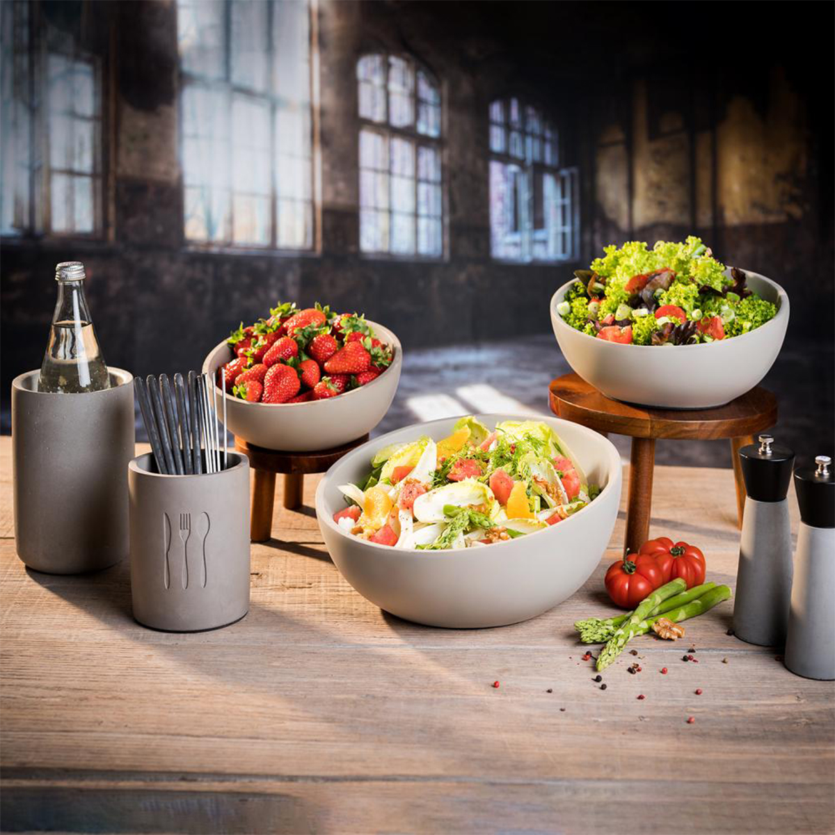 ELEMENT SERVING BOWL ROUND 2.5L <br> By APS - Image 3