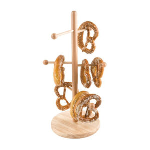 BEECH WOOD PRETZEL/SAUSAGE STAND <br> By APS