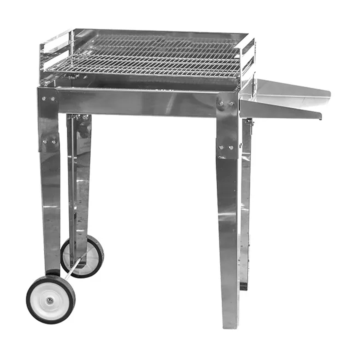 MOBILE ENTERTAINER BRAAI 630MM <br> STAINLESS STEEL