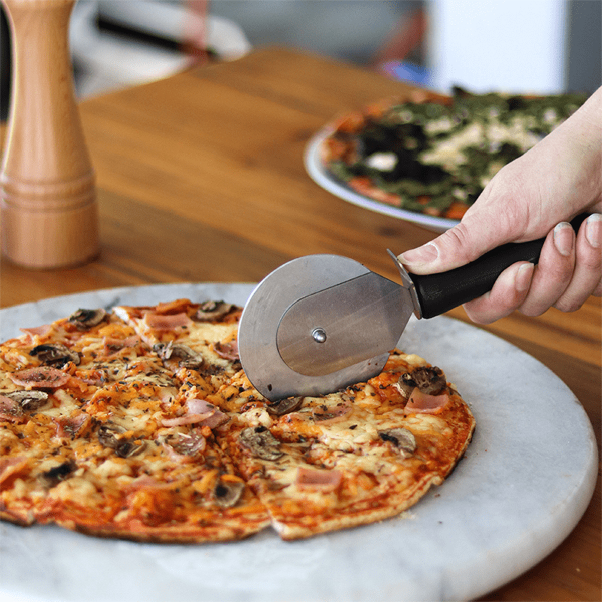 PREMIUM BRAAI PIZZA OVEN STAINLESS STEEL - Image 3