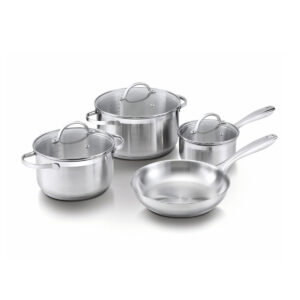AMSTERDAM 7-PIECE POT SET S/STEEL <br> By Brabantia