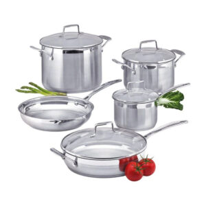 IMPACT 9 PIECE COOKWARE SET S/STEEL <br> By Scanpan