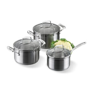 IMPACT 6 PIECE POT SET S/STEEL <br> By Scanpan