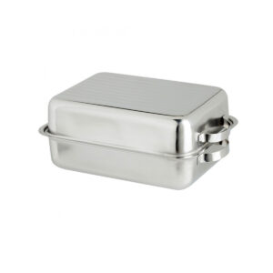MINI DOUBLE ROASTING PAN STAINLESS STEEL