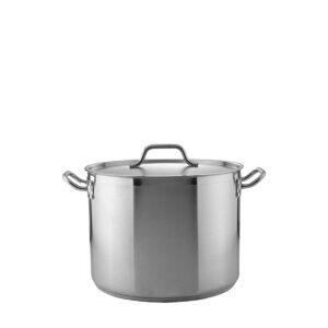 CASSEROLE POT S/STEEL (VALUE) 4.4L <br> WITH LID <br> By Global