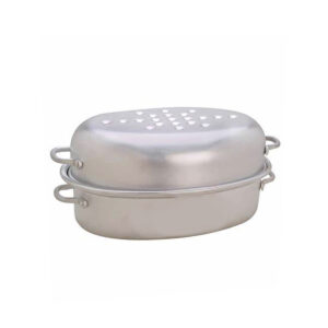 OVAL ALUMINIUM ROASTER AND LID <br> SMALL