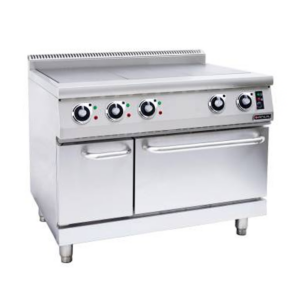 Electric stove with oven