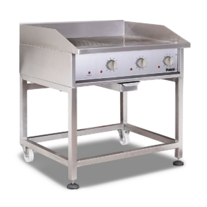 HEAVY-DUTY ELECTRIC GRILL <br> 900MM HALF SOLID-HALF RIBBED <br> By Forge