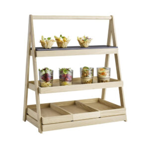 3-TIER WOODEN TRAY DISPLAY <br> VALO RANGE <br> By APS